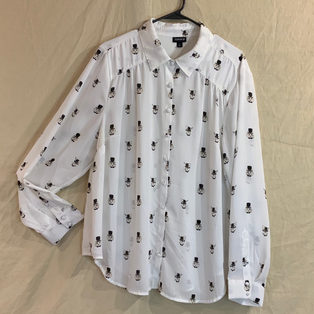 Torrid Madison Blouse Featuring “Dapper Animals”